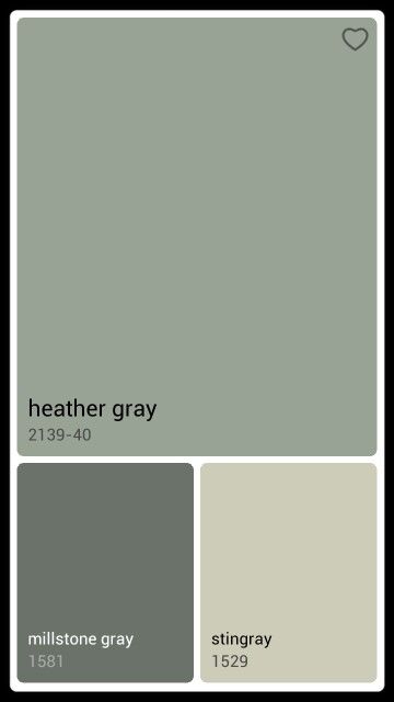 Greenish gray Greenish Room Ideas, Greenish Gray House Exterior, Greenish Gray Exterior House Colors, Greenish Grey Paint Colors, Greenish Gray Paint Colors, Interior Painting Ideas, Color Combinations Paint, Exterior House Paint Color Combinations, Exterior House Color