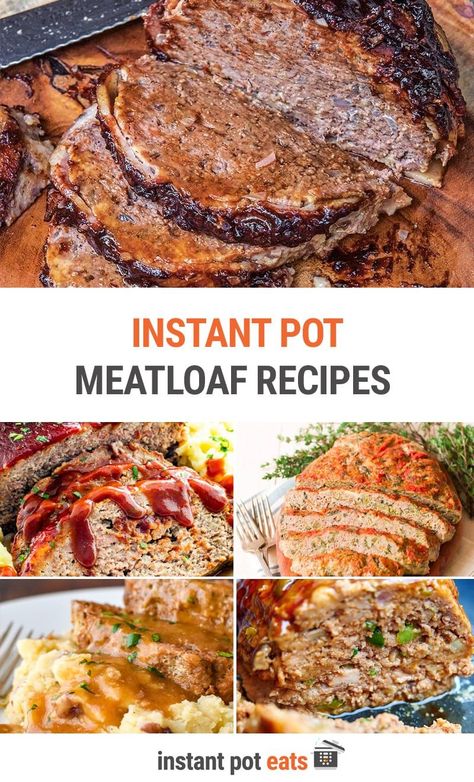 Best Instant Pot Meatloaf Recipes From Classics To Unique Creations Instant Pot Meatloaf Recipes, Meatloaf Ideas, Pressure Cooker Meatloaf, Meatloaf With Bbq Sauce, Instant Pot Meatloaf, Recipes Meatloaf, Bacon Wrapped Meatloaf, Recipes Meat, Family Friendly Dinners