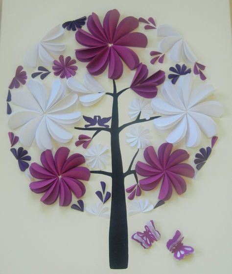 Canvas Guest Book Wedding, Guest Book Canvas, Origami Flowers Tutorial, Dance Crafts, Bond Paper Design, Paper Cutout Art, Rose Mehndi Designs, Paper Tree, Origami Flowers