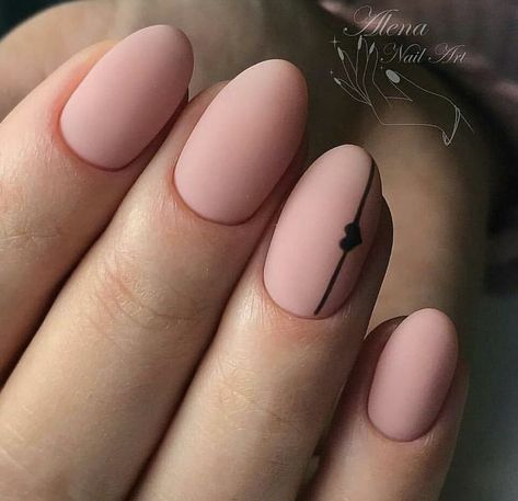 Valentines Nail Art Designs, Valentines Day Nails, Nails Valentines, Nails Matte, Valentine Nail Art, Diy Simple, Ideas Nails, Simple Valentine, Nails Short