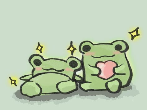 Frog Matching Pfp, Frog Couple, Cartoon Drawing For Kids, Couples Doodles, Snake Drawing, Frog Drawing, Funny Frogs, Frog Art, Drawings Of Friends