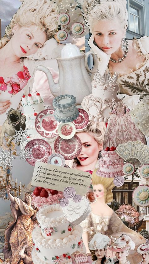 #marieantoniette #cottegecoreaesthetic #fairycory #bridgertonaesthetic #cake #cakes Marie Antoinette and cake Marie Antoinette Collage, Marie Antoinette Background, Marie Antoinette Aesthetic Wallpaper, Immortal Perfumes, Marie Antoinette Wallpaper, Catwalk 2023, Antoinette Core, Antoinette Aesthetic, Aesthetic Royalcore