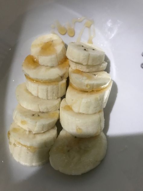 Aesthetic Banana, Banana And Honey, Banana Slices, Comfort Zone, Bananas, Pineapple, Honey, Fruit, Quick Saves