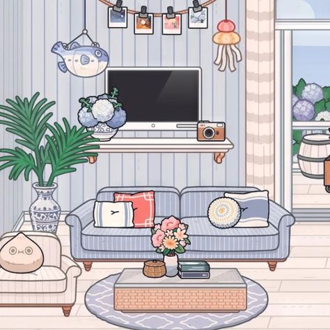 ⩇ּ⩇  ʿ  ɞ   ࣪ ˖ 𓂃 𝗰𝗿𝗲𝗱𝗶𝘁 : @/tocayuna ( on insta ) Toca Boca Costa Villa House Ideas, Toca Boca Grandparents House, Toca Boca Room Ideas Coastal Villa, Toca Boca Coastal Villa, Toca Boca Coastal House, Costal Villa Toca Boca, Toca Boca Beach House Ideas, Toca Life World House, Toca Boca Hair Salon