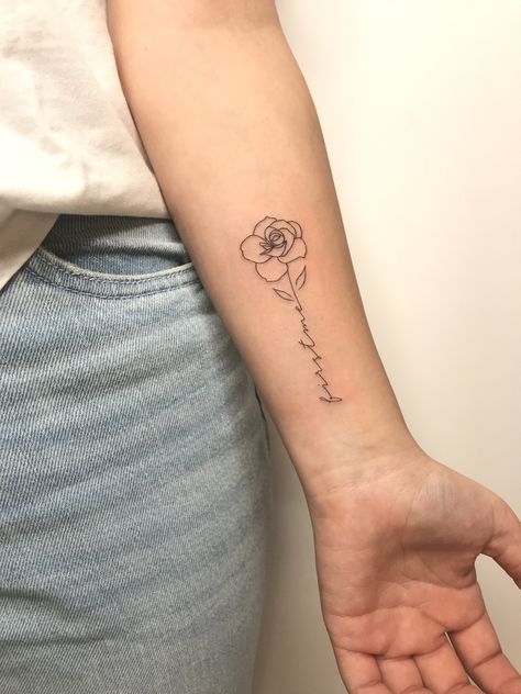 Rose Tattoo Placement, Rose Tattoo On Ankle, Small Rose Tattoos, Rose Tattoo Stencil, Memorial Tattoo Designs, Simple Rose Tattoo, Tiny Tattoo Ideas, White Rose Tattoos, Realistic Rose Tattoo