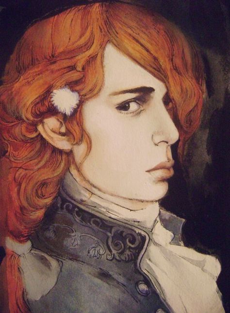 French nobleman by JuliuszLewandowski on DeviantArt French Nobleman, Acrylic French, Polish Artist, White Acrylic, Graphic Art, Ginger, Female Sketch, Prince, Deviantart