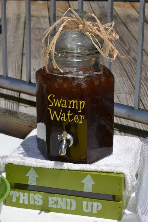 Swamp Water aka sweet tea ;) 2 The Bayou Birthday, Down 2 The Bayou Birthday, Louisiana Saturday Night Party, Bayou Theme Party, 2 Da Bayou Birthday, Two The Bayou Birthday Party, How Sweet It Is To Be Loved Bayou Party, Two Da Bayou Birthday, Two Da Bayou