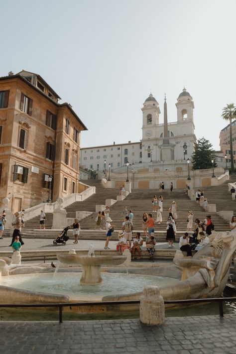 Rome, Italy, Roma, Italia, forum romanum, Ancient Roman History, postcard, digital postcard, travel postcard, cartolina postale, cittá eterna, eternal city, photography, trevi fountain, fontana di trevi, pasta, spaghetti, home made pasta, osteria, trattoria, ristorante, mastrociccia, italian aesthetic, checkered cloths Italian Piazza Architecture, The Spanish Steps Rome, Spanish Steps Aesthetic, Spanish Steps Rome Italy, Rome Spanish Steps, Spanish Vibes, Rome Sightseeing, Spanish Steps Rome, Chill Spot