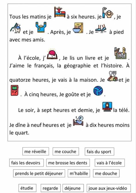 French Preschool Activities, French Documents, French Language Learning Kids, French Learning Books, French Speaking Activities, Useful French Phrases, French Basics, High School French, French Flashcards