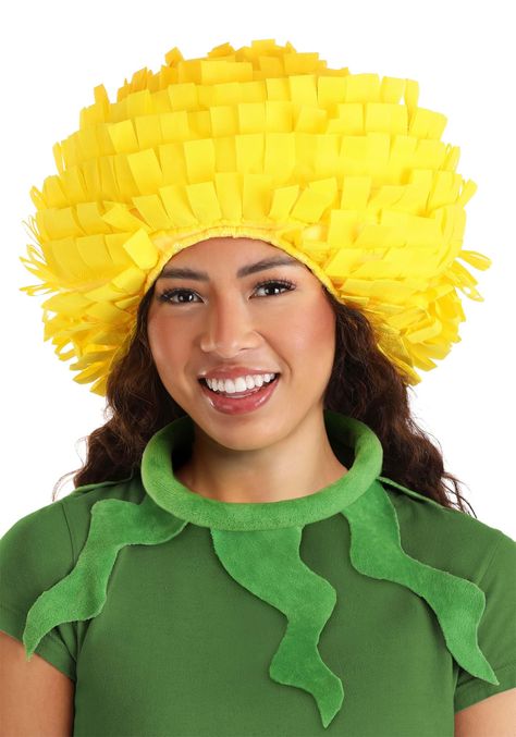 PRICES MAY VARY. Size: Standard This is an exclusive Adult Deluxe Dandelion Flower Costume Kit. - Hat - Collar Rose Costume, Flower Costume, A Dandelion, Flower Purses, Dandelion Flower, Funny Costumes, Flower Headpiece, Small Moments, Pink Daisy