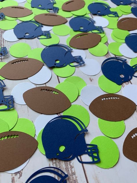 Football Birthday Decorations, Seahawks Party, Football Themed Party, Football Theme Party, Seahawks Football, Football Themes, Football Birthday, Sports Themed Party, Banquet Tables