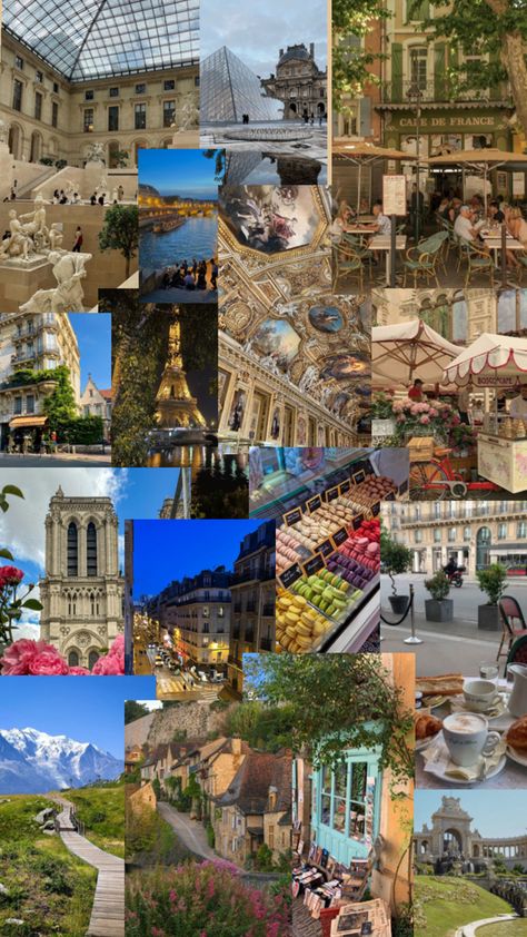 France Aesthetic Wallpaper, France Scenery, Scenery Collage, South Of France Aesthetic, France Wallpaper, France Aesthetic, My Mood, South Of France, Aesthetic Wallpaper