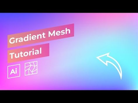 (1563) How to use Gradient Mesh to make background | Adobe Illustrator Tutorials - YouTube Gradient Mesh Illustrator, Make Background, Adobe Illustrator Tutorials, Illustrator Tutorials, Being Used, How To Use, Adobe Illustrator, Illustrator, Mesh