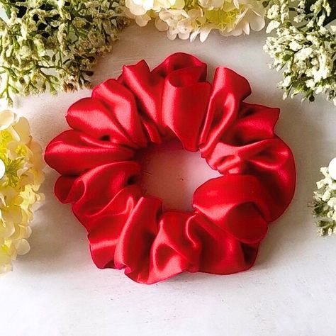 Red Satin & Silk Scrunchies For Girl's Hair Accessories COLOUR :RED SIZE : ADJUSTABLE FABRIC : SATIN/SILK Red Satin & Silk Scrunchies For Girl's Hair Accessories in just PKR 80 ONLY . . . . . . . 1. Elevate your hair accessory collection with our luxurious red satin scrunchie, designed specifically for girls. Crafted from high-quality satin and silk, this scrunchie not only adds a vibrant pop of color to any hairstyle but also ensures gentle hold without causing damage to your hair. Perf... Hair Accessories Red, Loose Hair, Silk Scrunchies, Hair Accessories Collection, Scarf Sale, Hair Accessories Jewelry, Loose Hairstyles, Satin Silk, Girls Hair