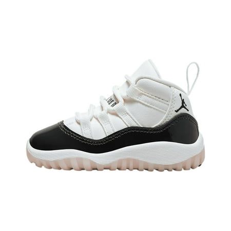 Introducing the adorable jordan 11 retro toddler sneaker in the delightful sail/velvet brown-atmosphere colorway, featuring the model number do3856-101. These pint-sized sneakers bring iconic jordan style to your little one's wardrobe, ensuring they take their first steps in fashion-forward comfort. Key features: iconic design: the jordan 11 retro toddler sneaker captures the essence of classic jordan style in a tiny package. Modeled after the legendary air jordan 11, it features a low-top silhouette and distinctive design elements. Charming colorway: the sail, velvet brown, and atmosphere color scheme is simply adorable, making these sneakers perfect for both casual and special occasions. The soft tones and brown accents add a touch of sophistication to your toddler's outfit. Toddler-frie Baby Jordan Shoes, Jordan Style, Baby Jordans, Baby Nike, Black Jordans, Womens Air Jordans, Toddler Girl Shoes, Toddler Sneakers, Jordan 11 Retro