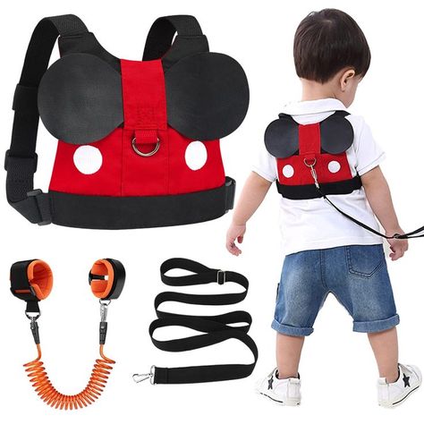 Accmor 3 in 1 Toddler Harness Leash, Cute Child Harness + Baby Anti Lost Tether Strap + Wrist Link, Kid Walking Belt for 1-5 Years Boys and Girls to Zoo or Mall Link Cute, Toddler Leash, Baby Harness, Baby Travel Gear, Toddler Safety, Baby Walking, Dinosaur Funny, Baby Life, Baby Safety