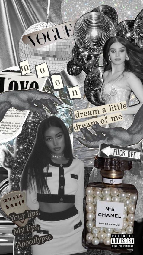 #cindykimberly #wolfiecindy #blackandwhitefashion #richaesthetic #blackandwhitecollage #aesthetic #vintage #moodboard #collage Cindy Kimberly Aesthetic Wallpaper, Cindy Kimberly Wallpaper, Aesthetic Movie Collage Wallpaper, Dark Feminine Aesthetic Collage, Black And White Cindy Kimberly, Cindy Kimberly, Parental Advisory, Music Heals, Aesthetic Wallpapers