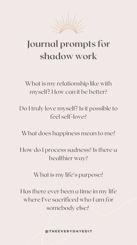 Journal Prompts | Journaling | Shadow Work #journalprompts #shadowwork #journal #writingtherapy Prompts For Shadow Work, Shadow Work Prompts, Work Journal Prompts, Shadow Work Journal Prompts, Shadow Work Spiritual, Morning Journal Prompts, Shadow Work Journal, Morning Journal, Journal Questions