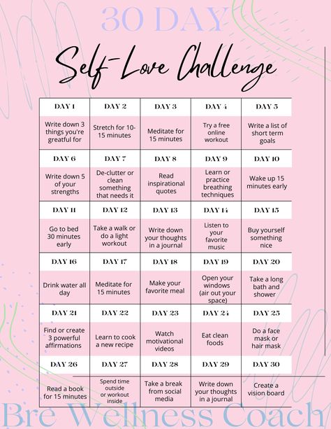 Yoga Foto's, Self Love Challenge, Self Care Worksheets, Journal Inspiration Writing, Healing Journaling, Practicing Self Love, Ge Bort, Business Board, Self Care Bullet Journal