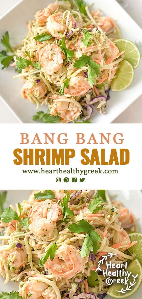 Fresh Shrimp Salad Recipes, Healthy Shrimp Salad Clean Eating, Ww Shrimp Salad Recipes, Shrimp And Broccoli Salad, Recipes For Salad Shrimp, Asian Shrimp Salad Recipes, Spicy Shrimp Salad Recipes, Shrimp Salad Without Mayo, Shrimp Salad No Mayo