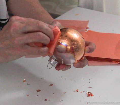 These DIY copper Christmas ornaments will add an elegant touch to your Christmas tree decorations this season. Click through to find out how easy they are to make, even if you are on a budget. #fromhousetohome #holidaydecor #christmas #diychristmas Copper Christmas Ornaments, Copper Christmas Decor, Affordable Christmas Decorations, Diy Tree Decor, Copper Ornaments, Diy Copper, Copper Christmas, House To Home, Easy Christmas Ornaments