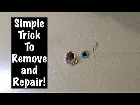 A couple of quick tips to remove and fill a stubborn drywall anchor. Instagram @vancouver_carpenter Tools I use often: DISCLAIMER: As an Amazon Associate I make a small commission from purchases through these links. Thank you for the support!!!! Drywall knives: 2\" https://amzn.to/2LwX8ty 4\" https://amzn.to/32OHlw3 6\" https://amzn.to/2LwP1x5 ... How To Anchor Furniture To Wall, How To Remove Wall Anchors, Paint 2024, Remove Wall, Drywall Anchor, Drywall Anchors, Framed Mirrors, Drywall Repair, Homemade Stuff