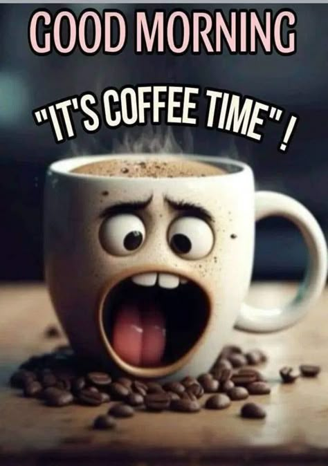 Funny Pictures With Words, Morning Coffee Funny, Funny Good Morning Memes, Happy Easter Pictures, Coffee Cartoon, Good Morning Happy Monday, Funny Coffee Quotes, Morning Memes, Positive Good Morning Quotes