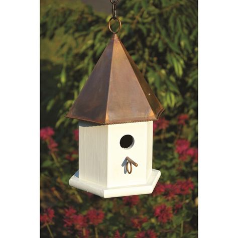 Bird House Plans Free, Wren House, Copper Roof, Fairytale Cottage, House Yard, Brown Copper, Tiki Hut, Outdoor Paint, Humming Bird Feeders