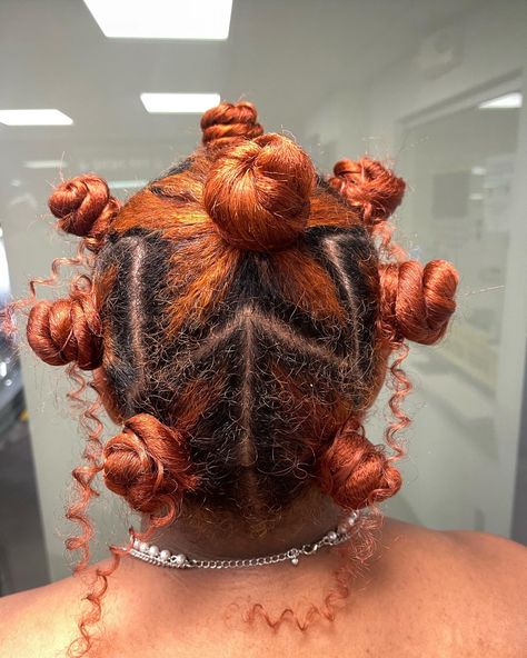 Design Parts Braids, Star Parting Braids, Star Bantu Knots, Star Parts Braids, 4c Bantu Knots, Bantu Knots Parting, Fairy Bantu Knots, Boho Bantu Knots, Bantu Knot Half Up Half Down