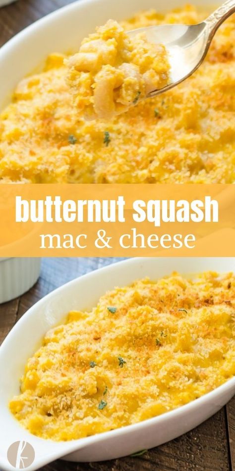 Mc And Cheese Recipe, Butternut Squash Mac And Cheese Recipe, Butternut Squash Macaroni, Squash Mac And Cheese, Butternut Squash Mac, Easy Butternut Squash, Butternut Squash Mac And Cheese, Baked Butternut Squash, Butternut Squash Pasta