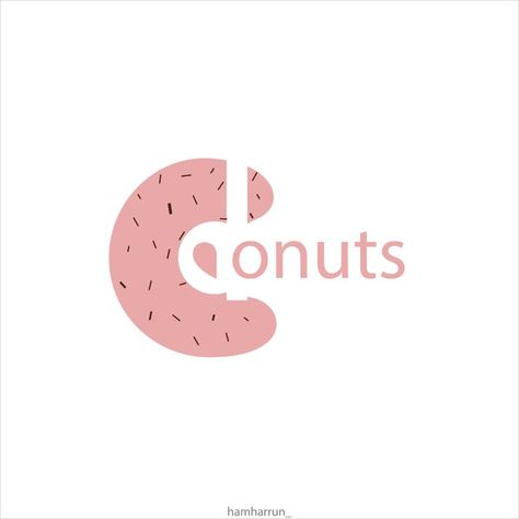 donuts logo Logo Donat, Donuts Logo, Donut Logo, Donut Ice Cream, Mini Donuts, Simple Logo, Logo Branding, Donuts, Lego