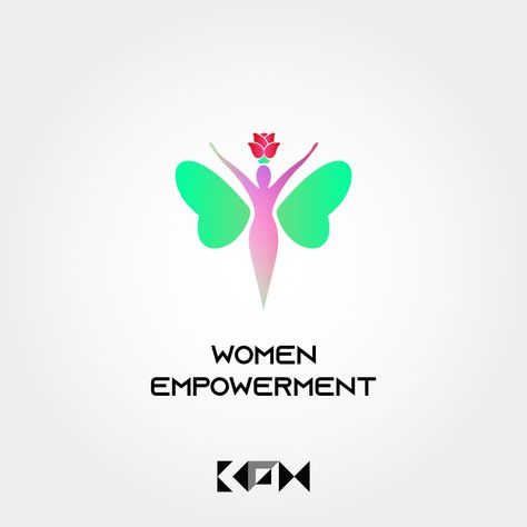 Women logo with wings and a crown with rose petals Women Empowerment Logo Design, Women Empowerment Logo Ideas, Women Empowerment Logo, Women's Day Logo, Charity Poster, Arte Jazz, Women Empowerment Art, Empowerment Art, Shirt Painting