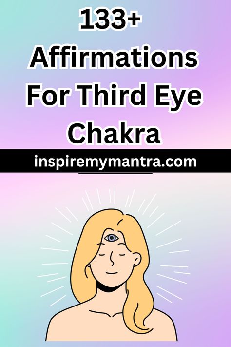 Unlock the power of your third eye chakra with these empowering affirmations! 🌟✨ Open your inner vision and cultivate spiritual insight with positive self-talk. Enhance your intuition and connect with your higher self through daily affirmations. Check out our blog for more tips on balancing and activating your third eye chakra. #ThirdEyeChakra #Affirmations #SpiritualInsight #Intuition #HigherSelf 🧘‍♀️💜🔮 Third Eye Chakra Affirmation, Opening Your Third Eye, Empowering Affirmations, Chakra Affirmations, Powerful Affirmations, Your Higher Self, Positive Self Talk, Higher Self, Third Eye Chakra