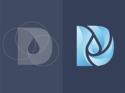 Plumbing Logo Design, Plumbing Logo, Inspiration Logo Design, Logo Minimalista, Drop Logo, Illustrator Design Tutorial, D Logo, 3d Logo Design, Water Logo