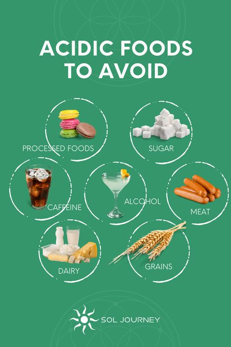 Just as Alkaline Rich Foods can help balance your pH, there are foods and drinks that can increase your chances of developing acidosis. To avoid acidosis and maintain a healthy pH balance, it's important to steer clear of the following like processed foods. Processed foods are high in acid-forming toxins that your body has to work hard to digest. These foods can also interfere with the absorption of nutrients, leading to nutritional deficiencies. #acidosis #alkalinediet #alkalinefoods Acidic Foods To Avoid, Ph Diet, Healthy Ph Balance, How To Help Nausea, Avoid Processed Foods, Foods And Drinks, Acidic Foods, Nutritional Deficiencies, Alkaline Diet