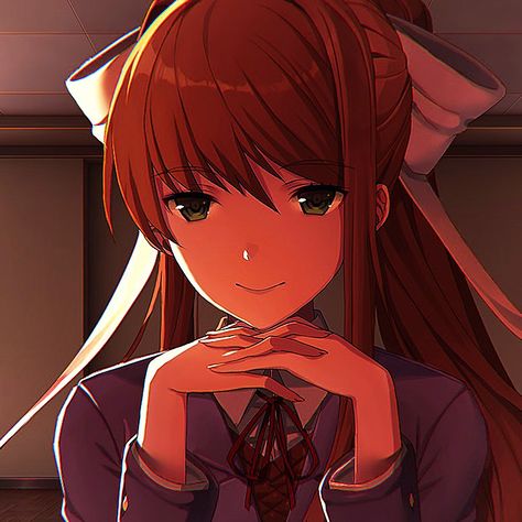 Just Monika, Monika Ddlc, Icon Cute, Cute Aesthetic, Talking To You, Anime