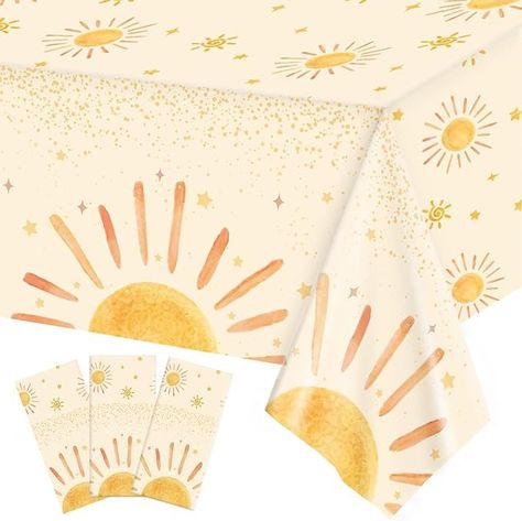 Boho Sun Birthday Party, Sun Party Decorations, Boho Sun Birthday, Birthday Ideas Themes, Summer Baby Shower Ideas, Sun Patterns, Sun Birthday Party, Daisy Birthday Party, Jordan Baby Shower