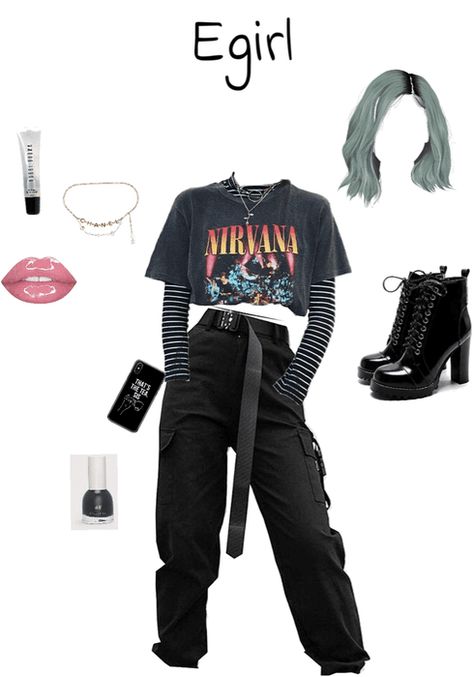 egirl check Outfit | ShopLook 13 Outfits, E Girl Style, Check Outfit, Mode Ulzzang, Egirl Fashion, E Girl Outfits, Teenage Outfits, Egirl Outfits, Aesthetic Grunge Outfit