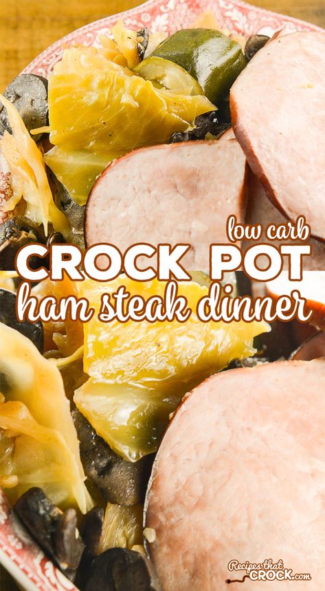 Keto Ham Steak Dinner Ideas, Ham Steak Instant Pot, Keto Ham Steak Recipes, Slow Cooker Ham Steak, Ham Steak In Crockpot, Crockpot Ham Steak Recipes, Ham Steaks In Crockpot, Ham Steak Crockpot Recipes, Crockpot Ham Steak