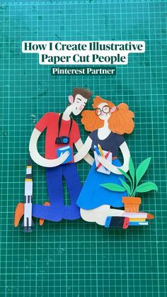 Cricut Character Cutouts, 3d Paper Art Tutorials, 2d Paper Art, Paper Illustration Art, Paper Cut Out Illustration, Paper Cut Out Design, Paper Cut Out Art, Paper Cut Illustration, Papercut Illustration