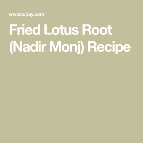 Fried Lotus Root (Nadir Monj) Recipe Fried Lotus Root, Lotus Root, Piece Of Bread, Tomato Ketchup, Ground Ginger, Chilli Powder, Rice Flour, Deep Fried, Chutney