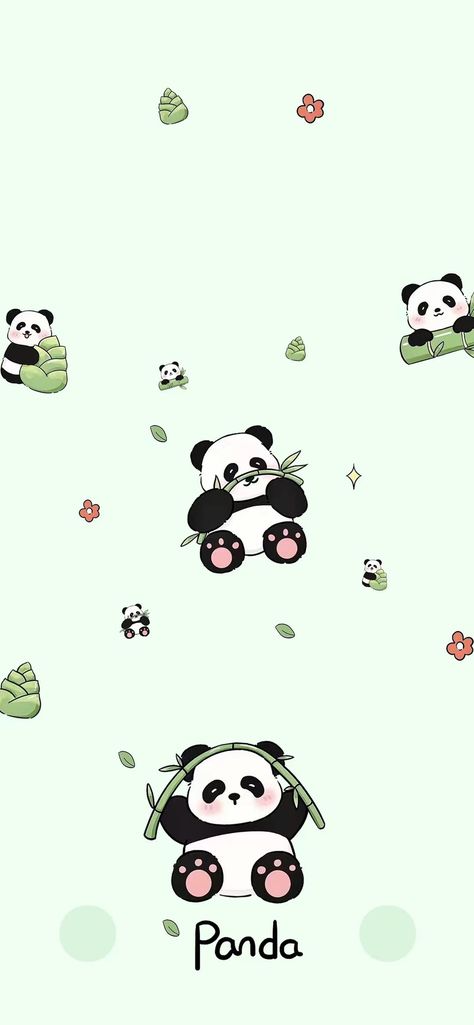 Panda Wallpaper Iphone, Panda Background, Cute Panda Drawing, Iphone Dynamic Wallpaper, Cute Mobile Wallpapers, Cute Panda Wallpaper, Cute Galaxy Wallpaper, Anime Backgrounds Wallpapers, Dont Touch My Phone Wallpapers