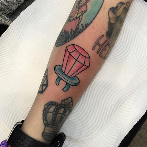 Ring Pop Tattoo, Pop Tattoo, Candy Tattoo, Ring Pop, Ring Tattoos, Art Ring, Traditional Tattoos, Girly Tattoos, Drawing Inspo