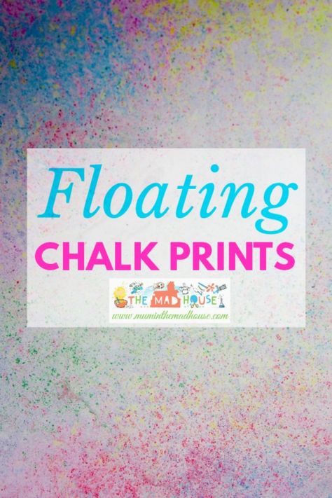 Floating chalk prints. A super simple process art project that gives great results and is fun to do. This kids craft activity is a great way of demonstrating surface tension too. I love it when creativity and science meet. Chalk Prints, Easy Art For Kids, Surface Tension, Easy Art Projects, Easy Arts And Crafts, Creative Arts And Crafts, Craft Activity, Craft Projects For Kids, Crafts For Girls