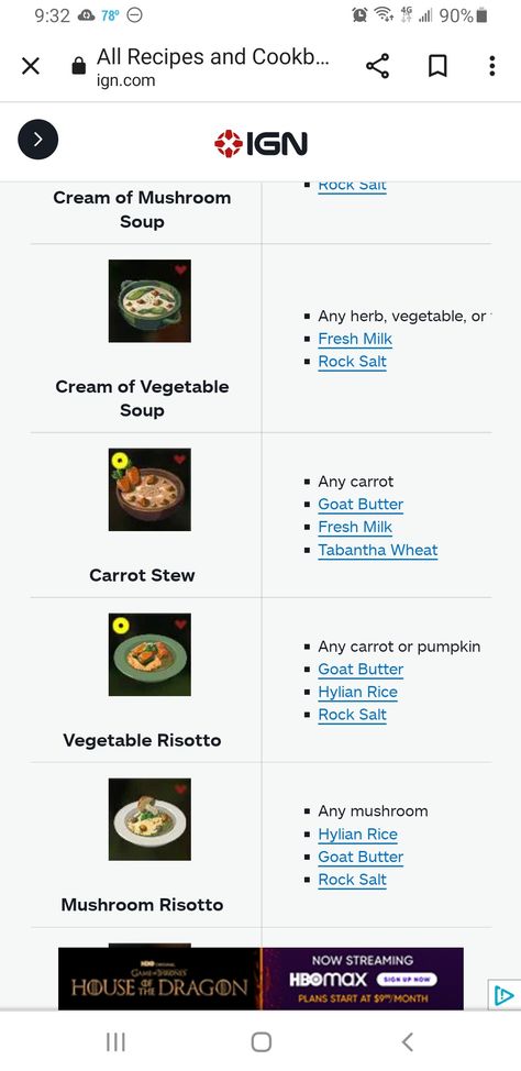 Legend Of Zelda Breath Of The Wild Recipes, Legend Of Zelda Food Recipes, Tears Of The Kingdom Tips, Breath Of The Wild Recipes, Totk Recipes, Botw Recipes, Zelda Recipes, Totk Zelda, Cream Of Vegetable Soup