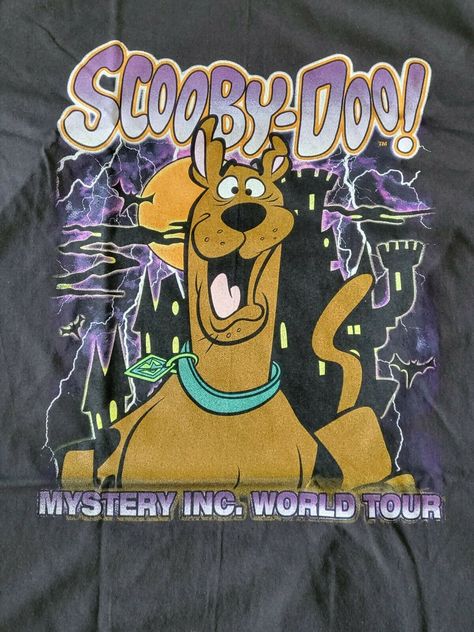 World Tour Tshirt, Scooby Doo Mystery Machine, Shaggy And Velma, Mystery Inc, The Mystery Machine, Scooby Doo Mystery Inc, New Scooby Doo, Mystery Machine, Blue Shorts Men