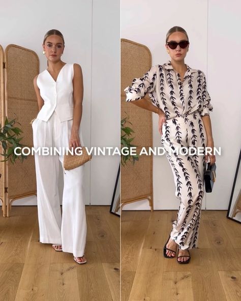 Lydia Tomlinson Outfits, Waistcoat Outfit Women, Lydia Tomlinson, Waistcoat Outfit, Mango Skirts, Millennials Fashion, Linen Mini Dress, Reformation Dress, Fashion Capsule