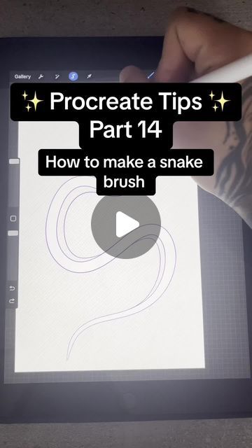 ReyerArt on Instagram: "Procreate tips & tricks Part 14 (1/2) How to make a snake brush #procreate #procreatetutorial #procreatetips #tattoo #tattootips #tattooartist #drawing #digitalart" Free Procreate Brushes, Brush Procreate, Procreate Tips, Free Brushes, Free Procreate, Procreate Brushes Free, Procreate Tutorial, Procreate Brushes, A Snake