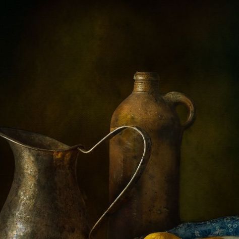 The Independent Photographer on Instagram: "Image of the Day 📸⁠ ⁠ “Still Life with Lemons and Silver Jug” // Photo: @ronmayhew1⁠ ⁠ To the unknowing observer, Ron Mayhew‘s still life is unequivocally an oil painting. The inception of one of the Dutch masters, or perhaps their Italian forebear, the great Caravaggio. Their ignorance can be forgiven, for it is exactly what the photographer intended, his deep interest in the aforementioned luminaries of Baroque painting inspiring this stunning composition. ⁠ ⁠ A marriage of meticulous arrangement, powerful comprehension of light and form, and creative post-production techniques, it displays both dexterity and imagination and serves as a fitting tribute to the artist’s heroes.⁠ ⁠.⁠ .⁠ .⁠ .⁠ .⁠ #independentphoto #photo #stilllife #picoftheday #i Silver Jug, Dutch Still Life, Creative Post, Baroque Painting, Dutch Masters, Instagram Image, Life Ideas, Post Production, Caravaggio