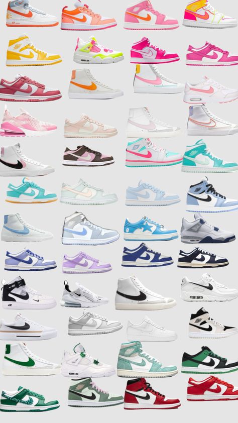 Cute Nike Shoes Dunks, Back To School Shoes Nike, Cute Back To School Shoes, Shoes To Get, Shoes Preppy, Back To School Shoes, Cute Nike Outfits, Trendy Shoes Sneakers, Nike Shoes Girls